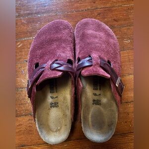 Boston Birkenstock Braided in Zinfandel